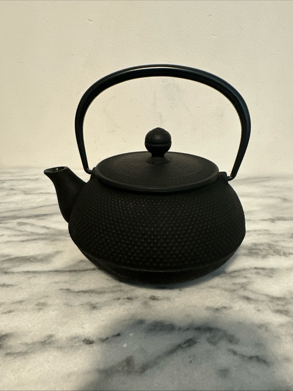 Teavana Cast Iron Black Teapot with Handle - Classic made in Japan marked NWT